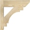 Ekena Millwork Merced Slat Rough Sawn Outlooker, Douglas Fir, 6"W x 18"D x 18"H OUT06X18X18MRC06RDF - alternate 3